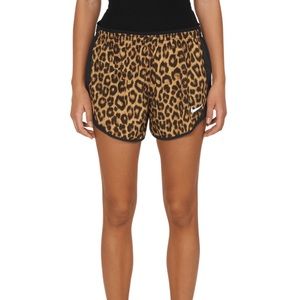 Womens Nike Tempo Leopard Print Shorts 